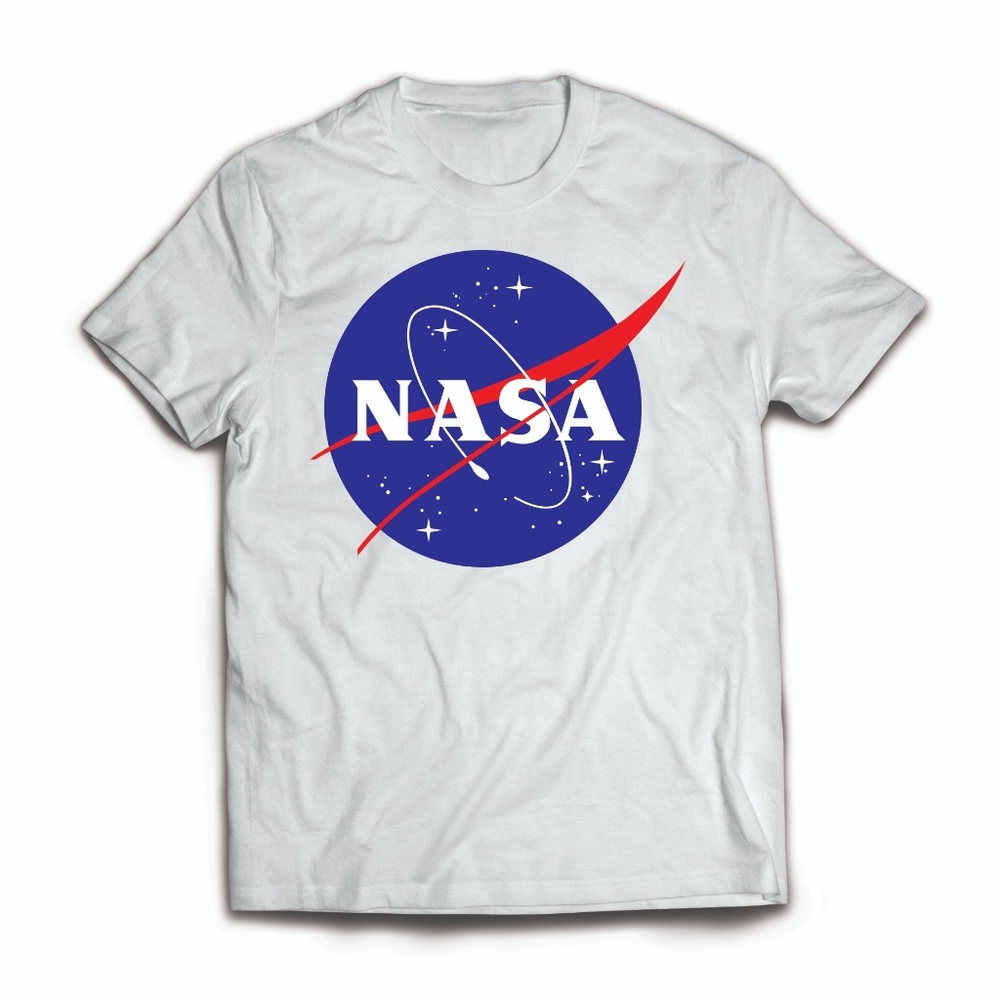 Vintage Style Nasa White Space Tee